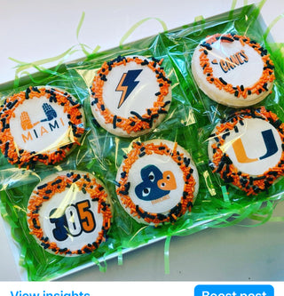 College Sugar cookies