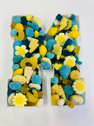 Candy filled letters