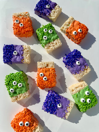Halloween Monster Rice Krispie Treats – 6 Pack