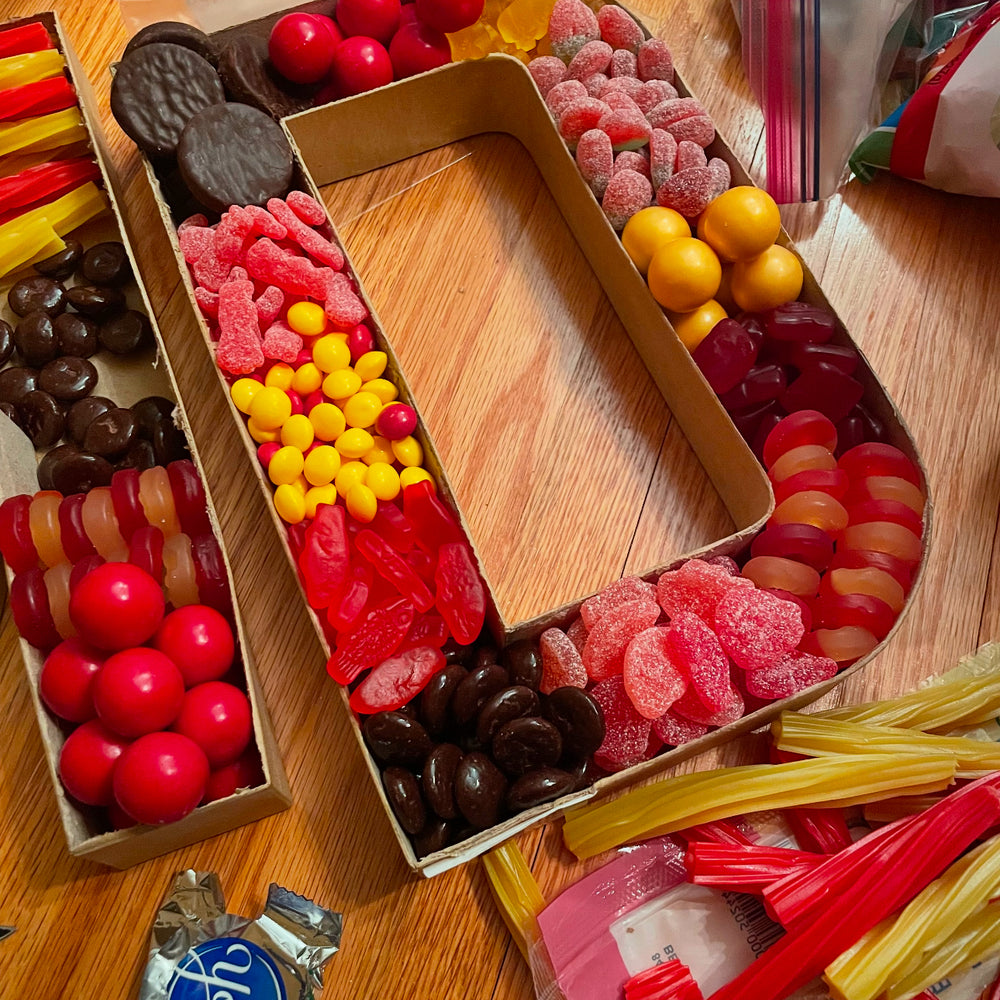 Candy filled letters – Sweet Ali