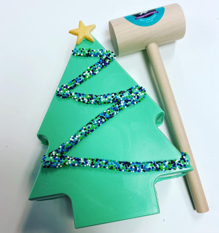 Christmas Tree Smash Cake