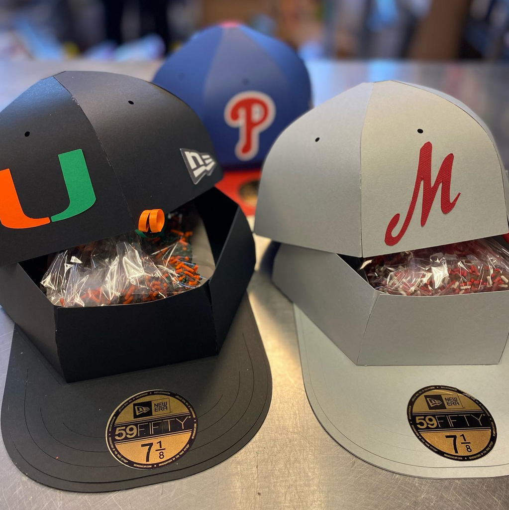 Baseball Hat Treat Box